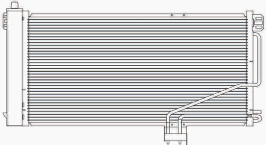 Condenser for MERCEDES BENZ C-Class (W203) 00-08/CLK-Class (W209) 02-11/SLK-Class (171) 04-11
