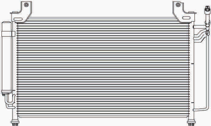 Condenser for Mazda CX-7 07-14