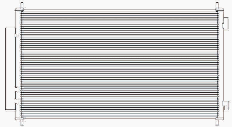 Condenser for HONDA CR-V (RE) 07-12