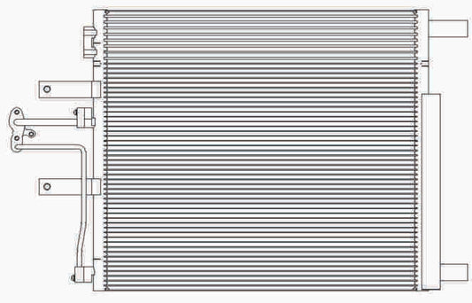 Condenser for DODGE RAM 1500 5.7L 09-11/RAM 2500 5.7L 09-13