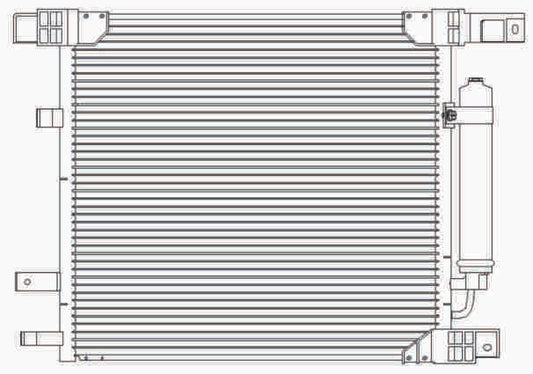 Condenser for NISSAN Tiida 12-17/Micra 15-17/Versa 12-17