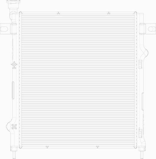 Radiator for Jeep Liberty 3.7L 2008–2012 | 13071 — original product image