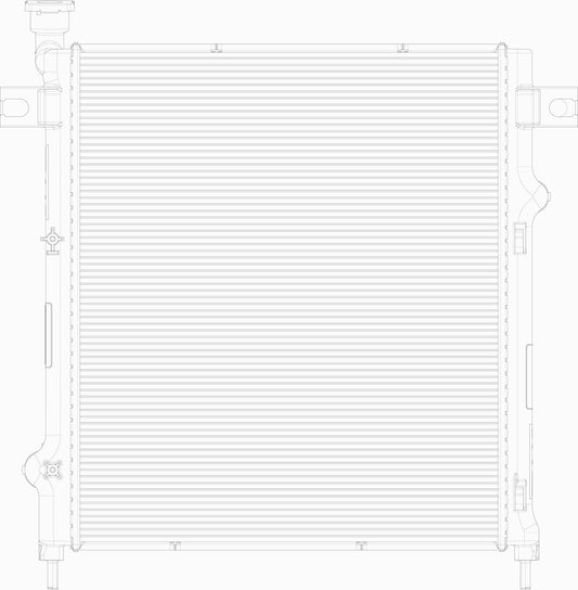 Radiator for Jeep Liberty 3.7L 2008–2012 | 13071 — original product image