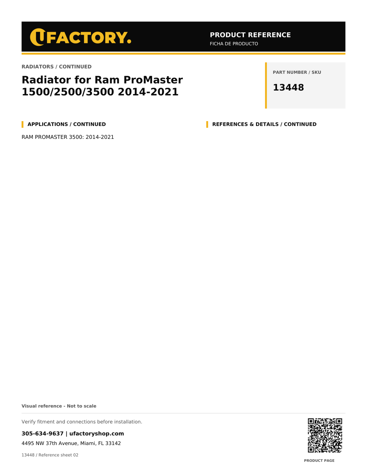 UFactory 13448 - product reference, page 2 of 2