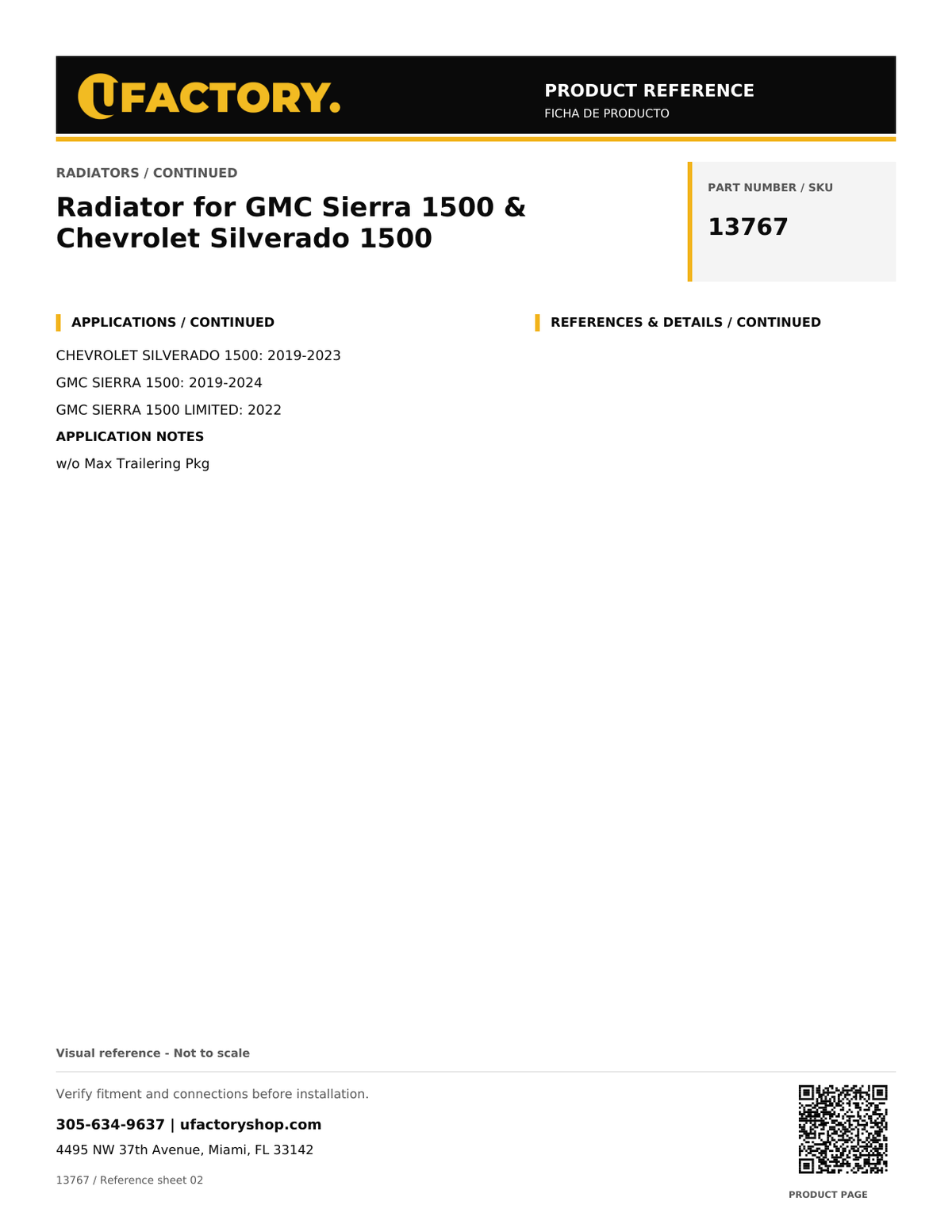 UFactory 13767 - product reference, page 2 of 2