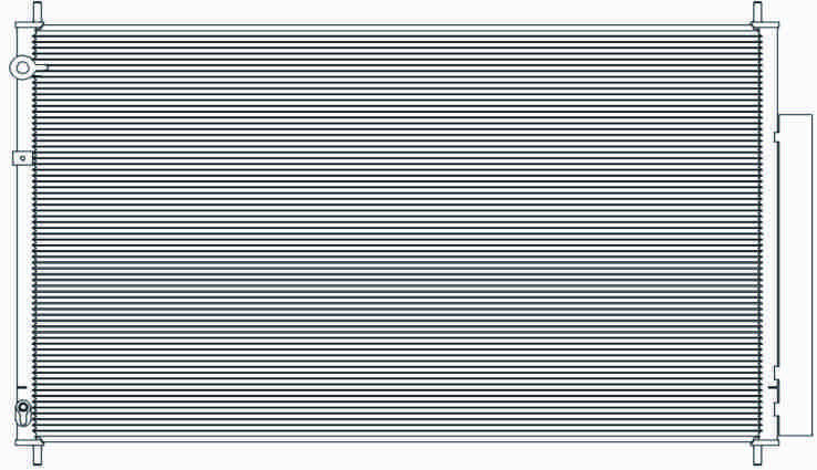 A/C Condenser for Honda Odyssey 3.5L 2011–2017 | 3892 — original product image