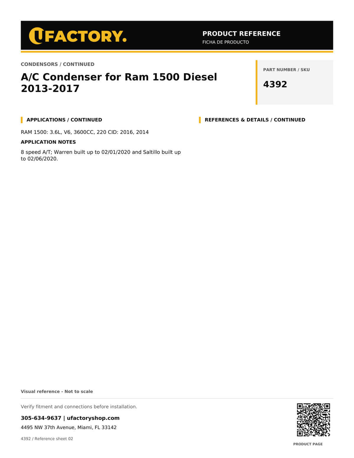 UFactory 4392 - product reference, page 2 of 2