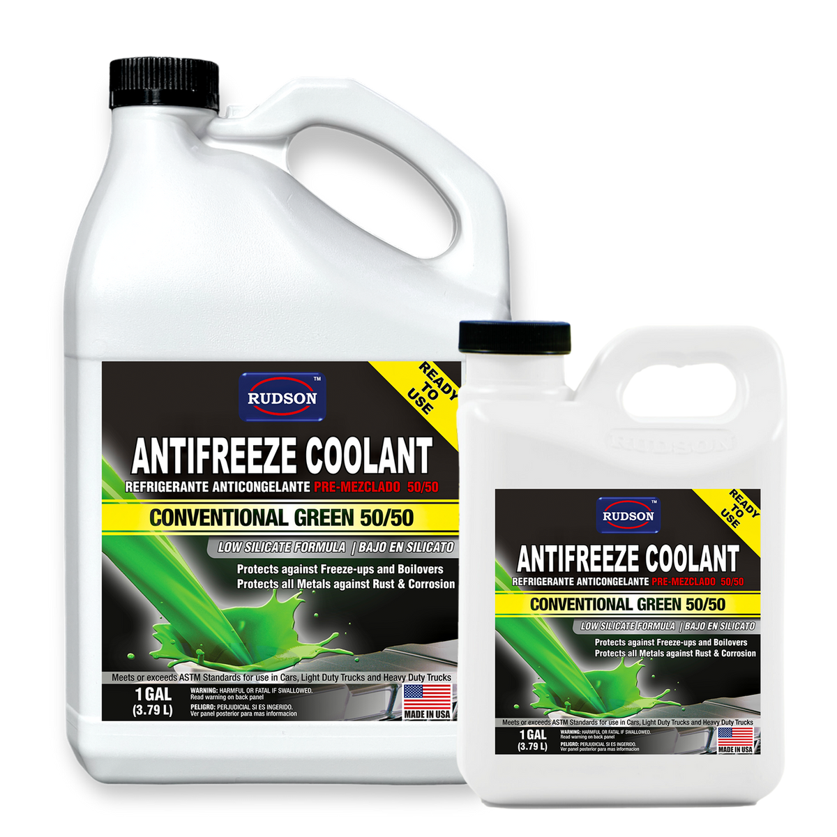 Green 50/50 Antifreeze & Coolant, 1 Gallon | CH.AFC-0401 — original product image