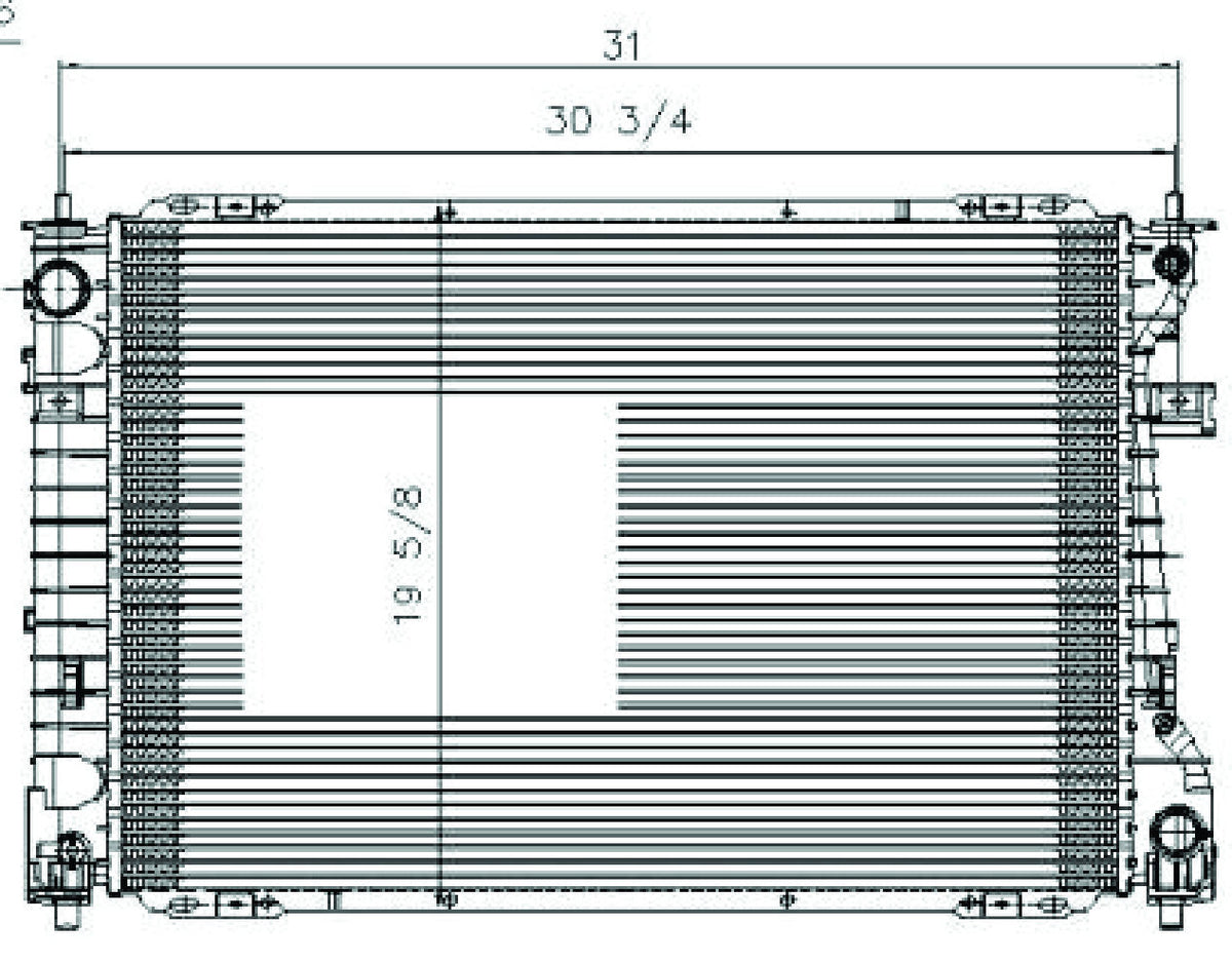Radiator for Mercury Mariner (2009–2011), Ford Escape (2008–2012) — UFactory SKU 13040