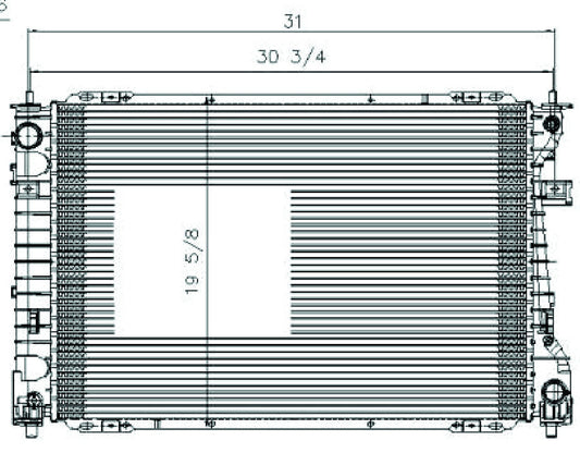 Radiator for Mercury Mariner (2009–2011), Ford Escape (2008–2012) — UFactory SKU 13040