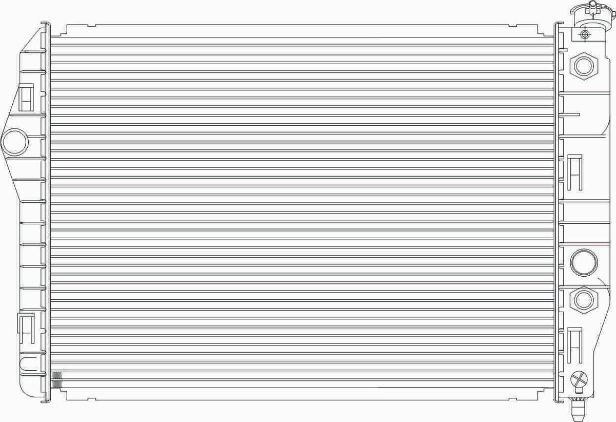 Radiator for Chevrolet Camaro (2000–2002), Pontiac Firebird (2000–2001) — UFactory SKU 2353