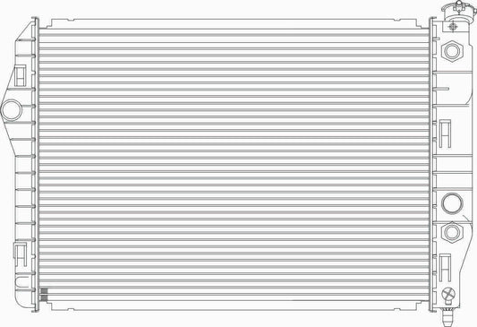 Radiator for Chevrolet Camaro (2000–2002), Pontiac Firebird (2000–2001) — UFactory SKU 2353