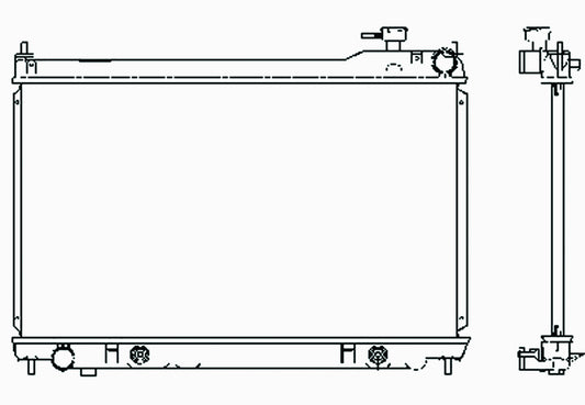 Radiator for Infiniti G35 (2003–2004) — SKU 2455